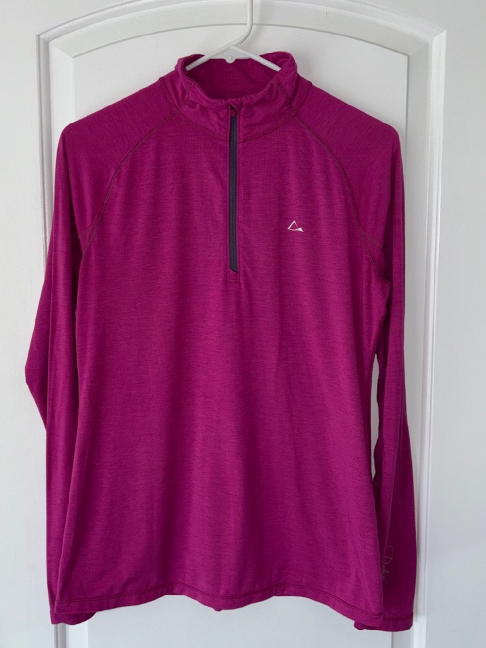 Paradox merino blend 1/4 zip base layer pullover top shirt M